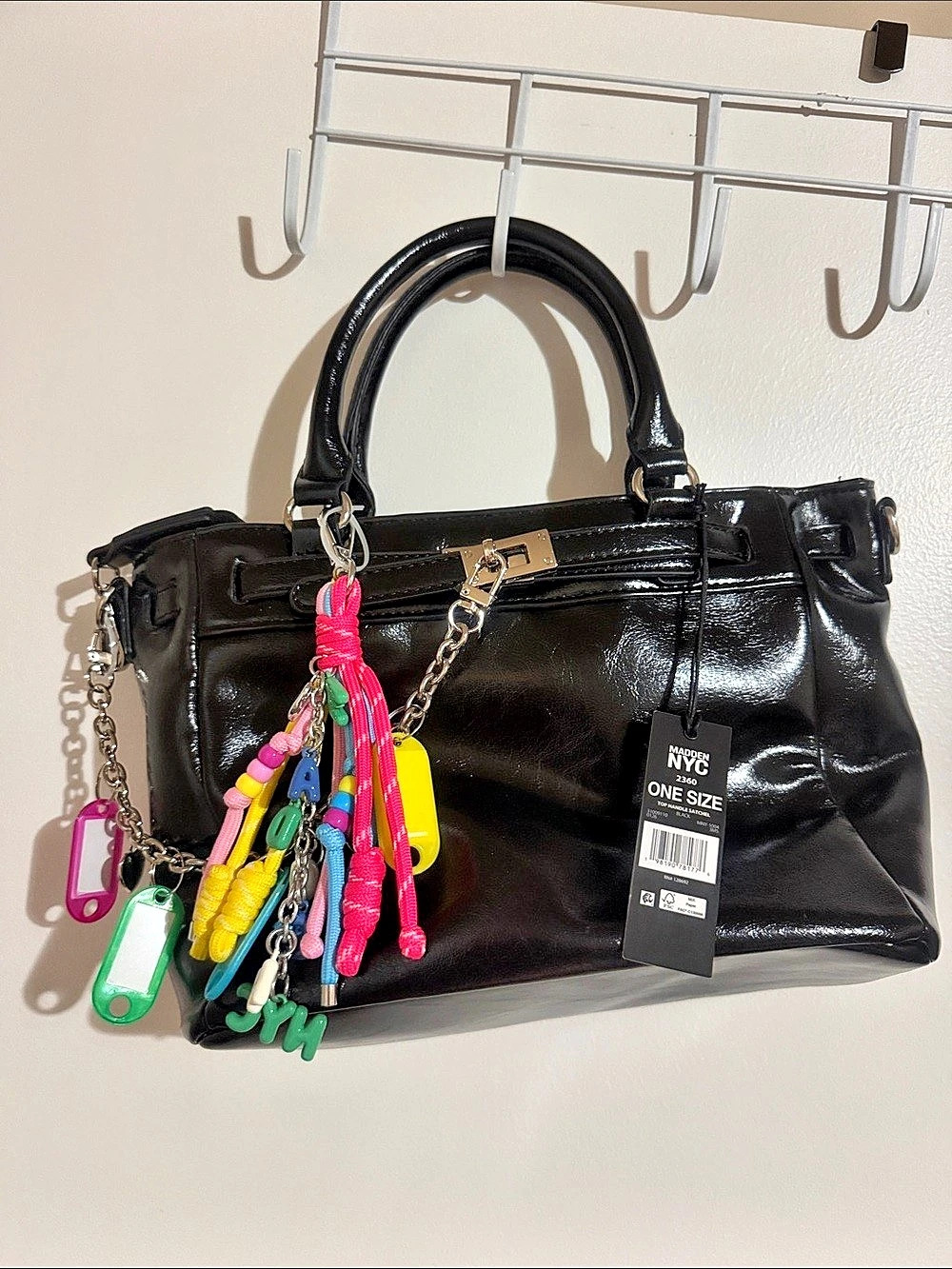 Madden NYC Top Handle Satchel Black